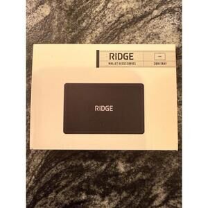 RIDGE Men's Wallet Accessory Aluminium Coin Tray